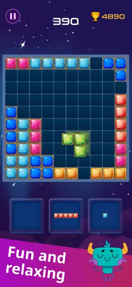 Game screenshot SpaceBlok: Logic & Block Game apk