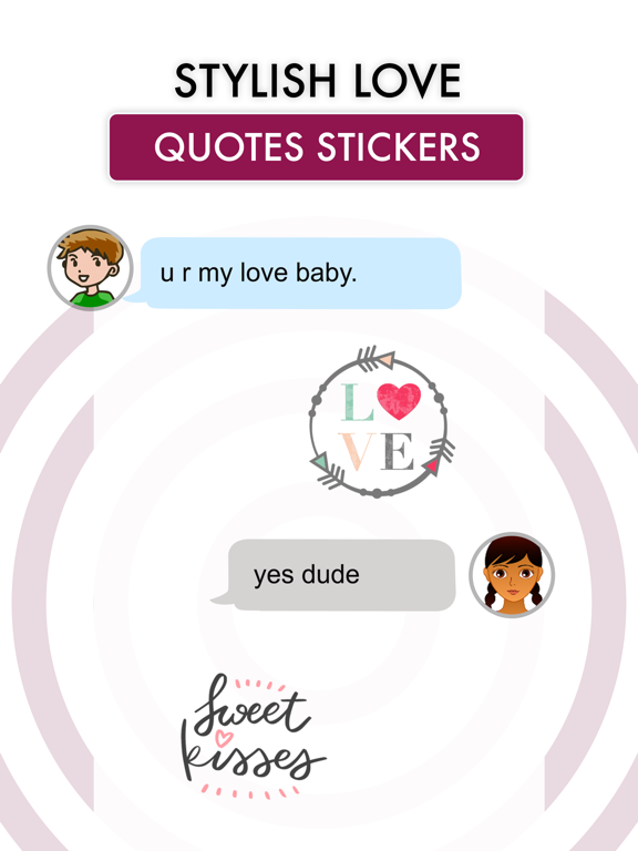 Screenshot #5 pour Motivational LoveQuote Sticker