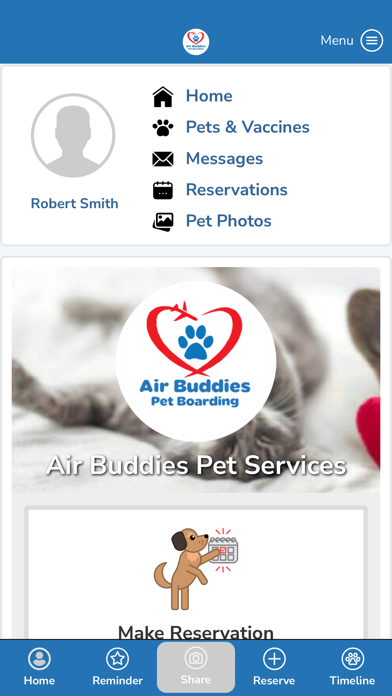 Air Buddies Pet Services Screenshot