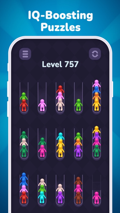 Crowd Sort - Color Puzzle Game