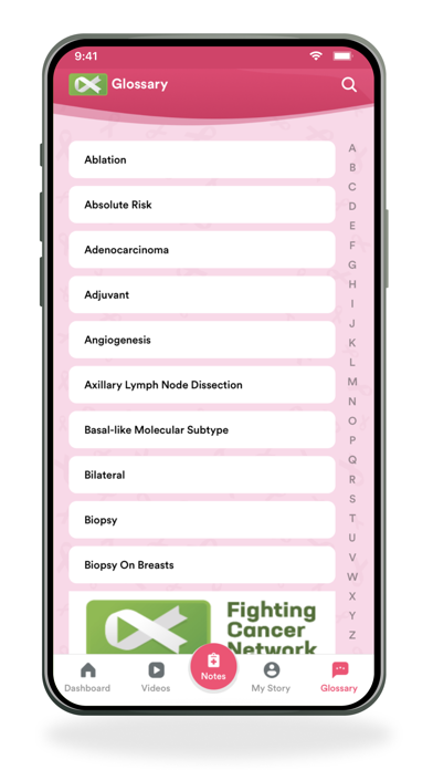 Fighting Cancer Network Screenshot