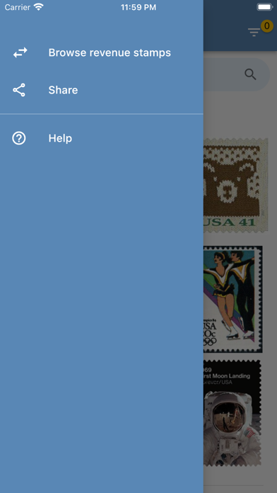 US Stamps Collecting Screenshot