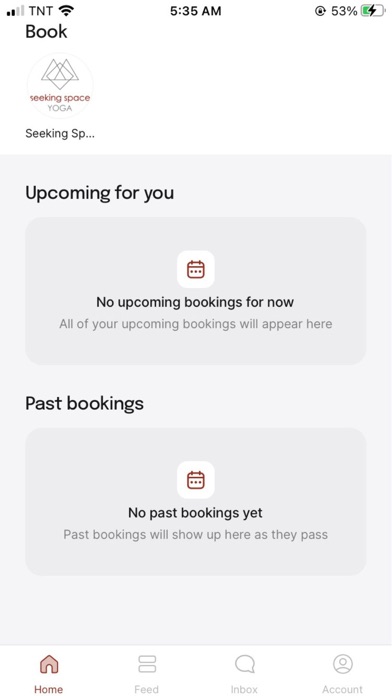 Seeking Space Yoga App Screenshot