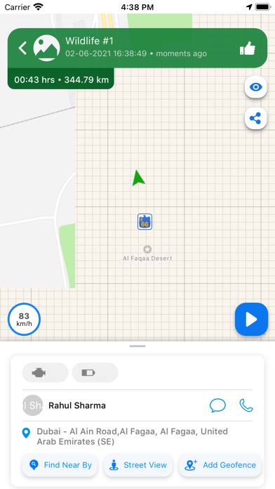 GPS-Control Screenshot
