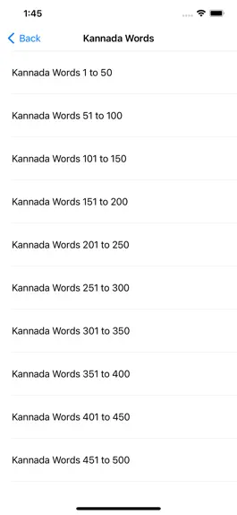 Game screenshot Learn Kannada through Tamil hack