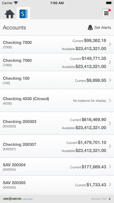 Land O’Lakes Finance Mobile Screenshot