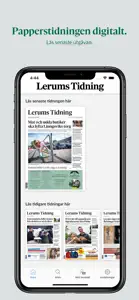 Lerums Tidning e-tidning screenshot #1 for iPhone