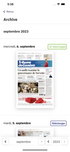 Tribune de Genève, le journal screenshot #3 for iPhone