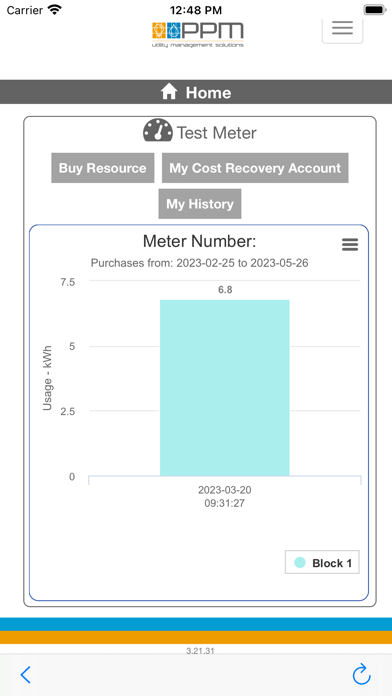 PPM Portal Screenshot