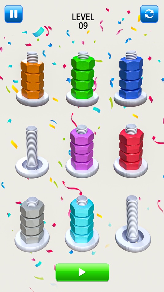 #4. Nuts & Bolts Sort Puzzle Game (iOS) 来自: Meryem Kalkan