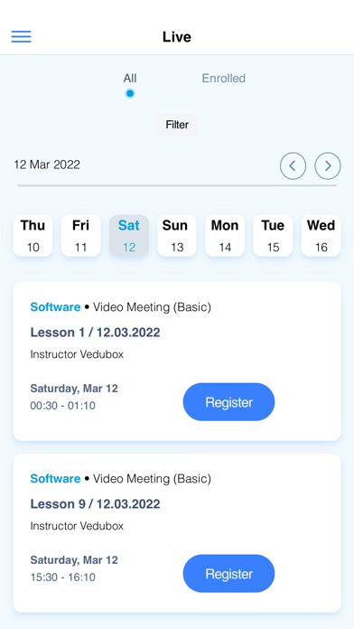 Vedubox Mobile Screenshot
