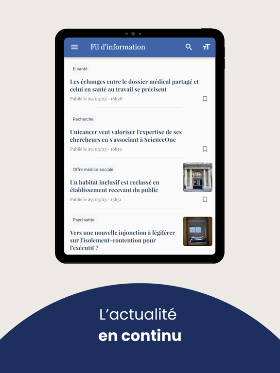 Screenshot #6 pour Toute l'actualité Hospimedia