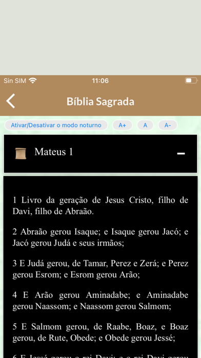 Esboços e Bíblia Sagrada Screenshot