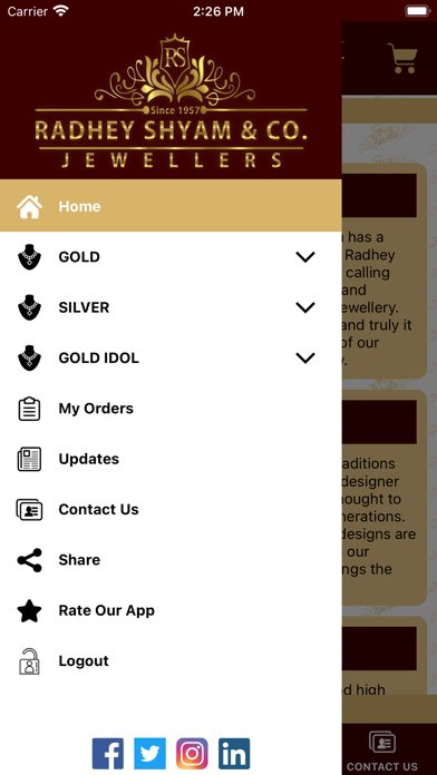 Radhey Shyam Jewellery Screenshot