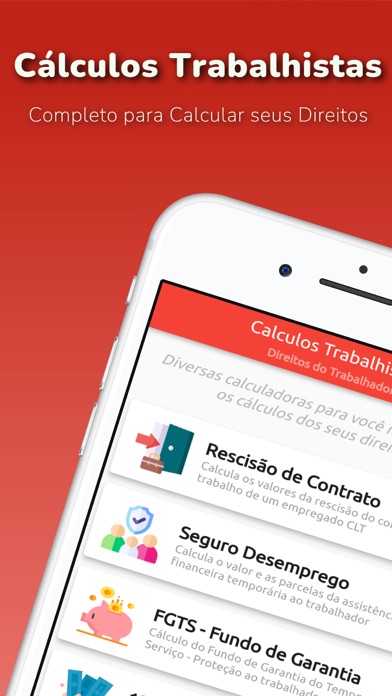 Cálculos Trabalhista Screenshot 1 - AppWisp.com Cálculos Trabalhista Screenshot 1 - AppWisp.com