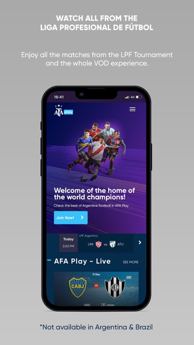 AFA Play Screenshot