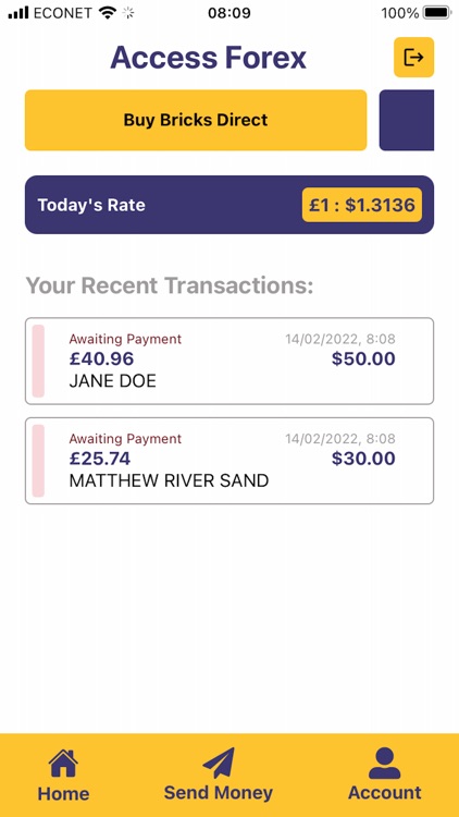 Access Forex - Money Transfer screenshot-3