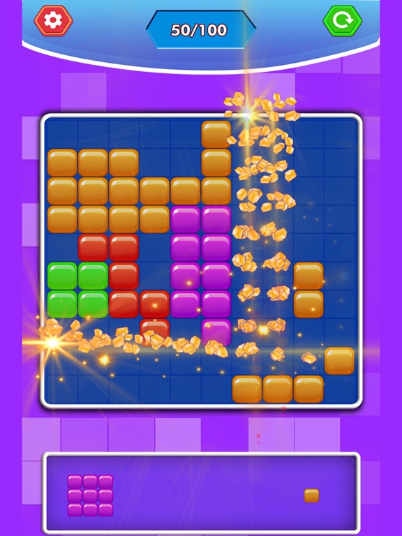Screenshot #6 pour Block Puzzle Smash Games