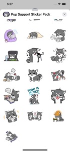 Pup Support Stickers screenshot #3 for iPhone