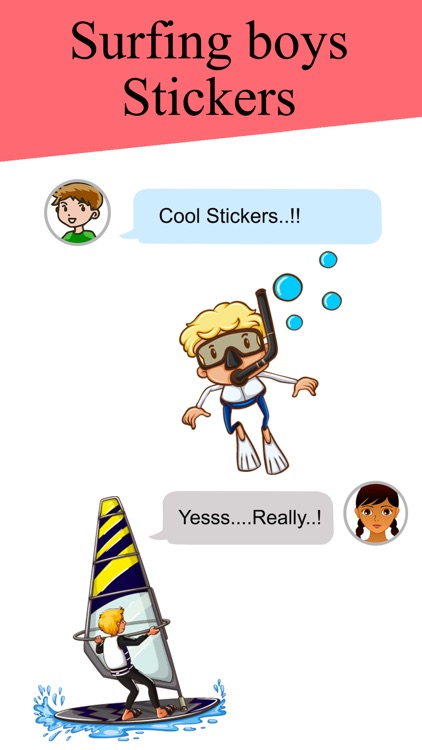 Animated Surfing Boys