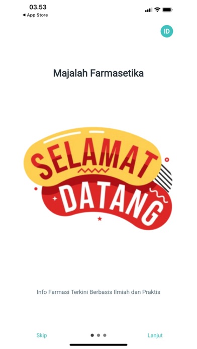 Majalah Farmasetika Screenshot