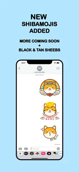 Game screenshot Shibamoji Shiba Sticker Add-On apk