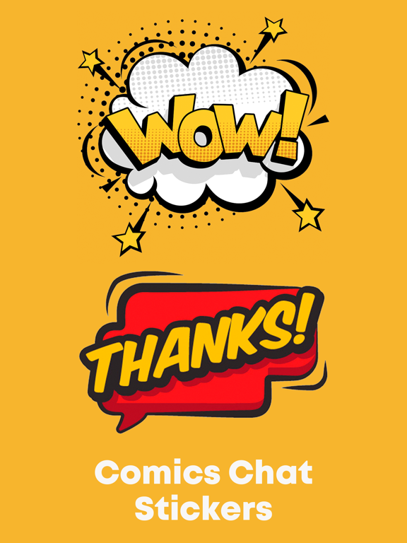 Screenshot #4 pour Comics Chat Stickers