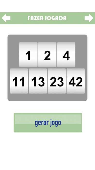 Jogo Certo SuperSete Screenshot