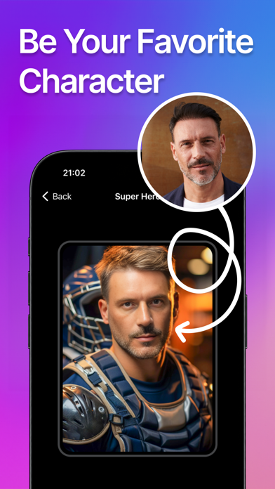 FaceDump: AI 写真と顔交換プロの顔写真のおすすめ画像1
