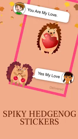 Game screenshot Spiky Hedgehog Stickers hack