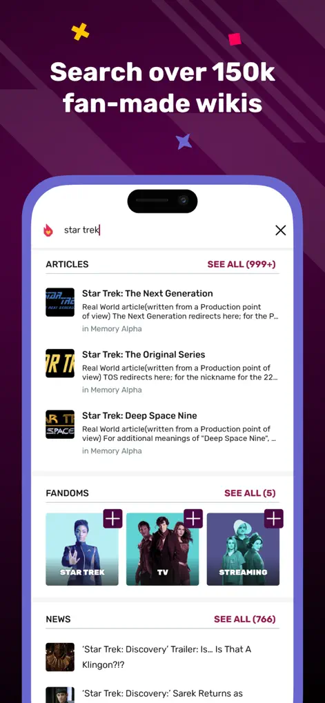 FANDOM News & Stories - Entertainment App | MWM