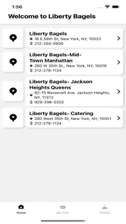 liberty bagels - restaurant iphone screenshot 2