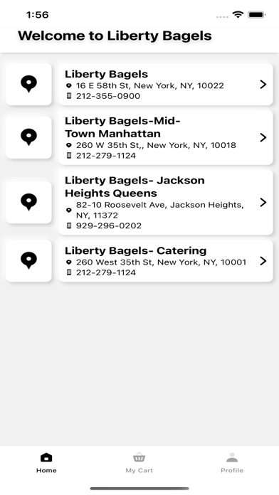 Liberty Bagels - Restaurant Screenshot