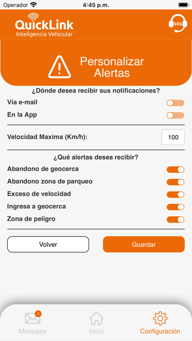 QuickLink Motos Screenshot