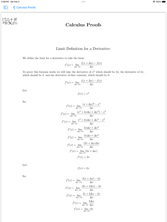 Screenshot #6 pour Mathematical Proofs