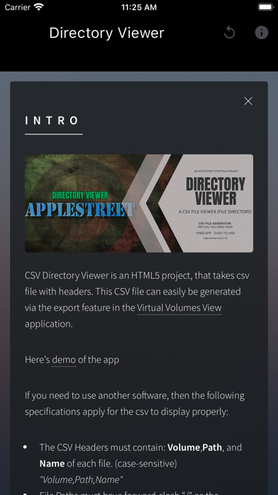 Directory Viewer Screenshot