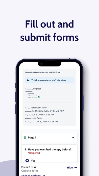 Recovery and Wellness Portal Screenshot