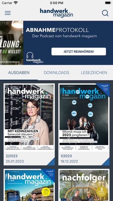 handwerk magazin Screenshot