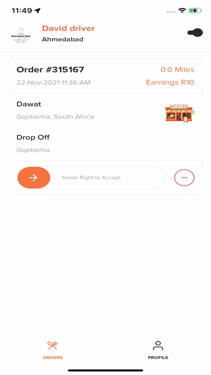 Northern Eats Driver