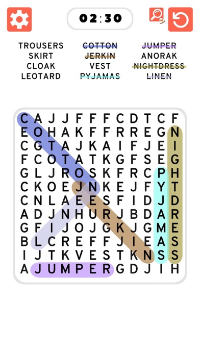 Word Cross: Find Words Search Screenshot