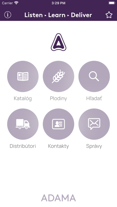Screenshot #1 pour ADAMA SK Katalóg