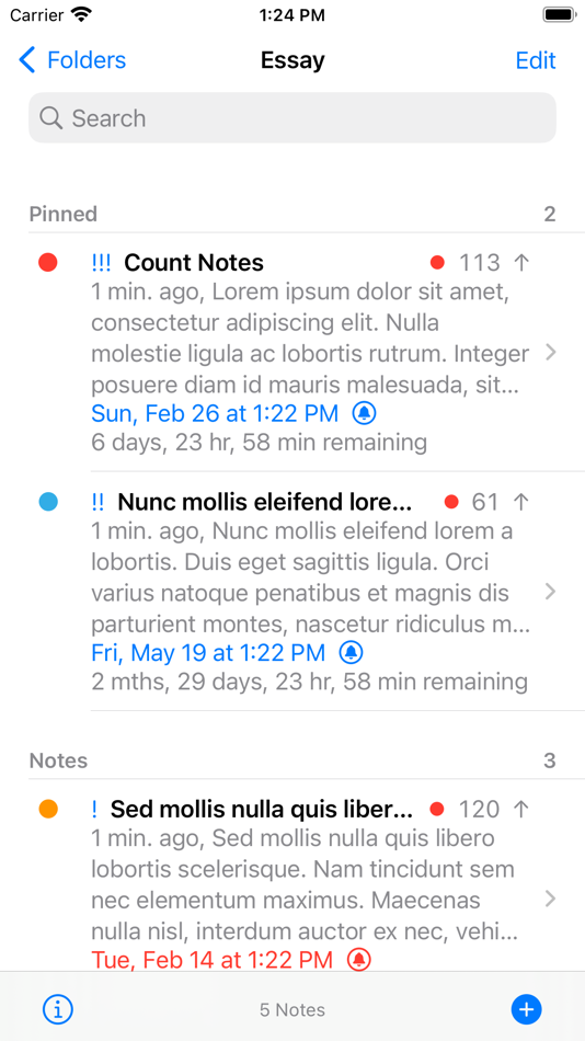 #2. Word Count Notes, Word Counter (iOS) 由: FugaPiyo Inc.