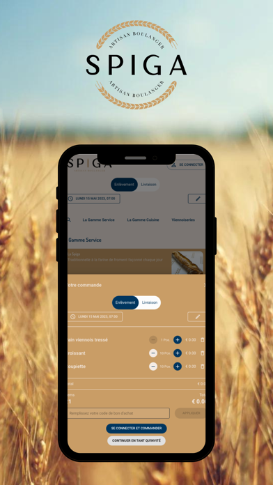Spiga boulangeries Screenshot