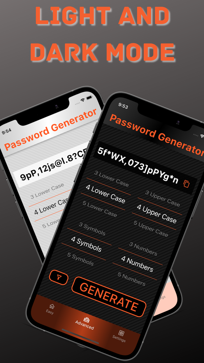 Generate Secure Passwords