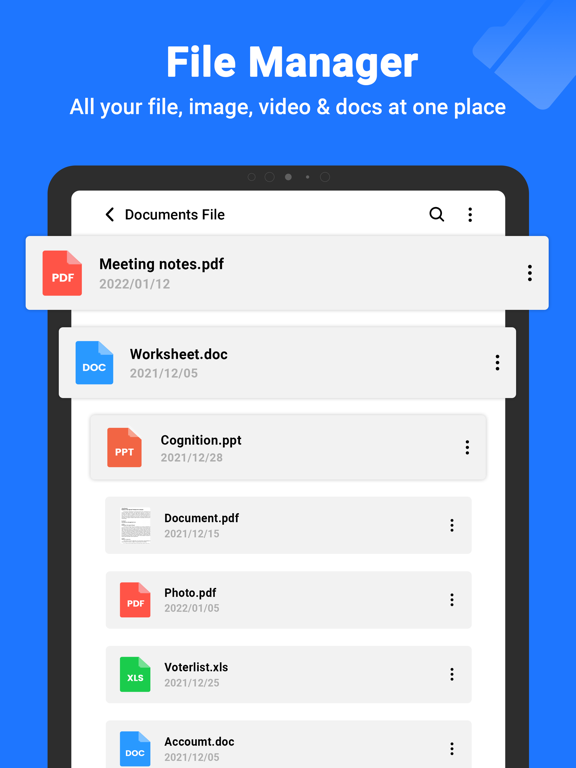 Documents : Media File Manager iPad screenshot 3 - Productivity app