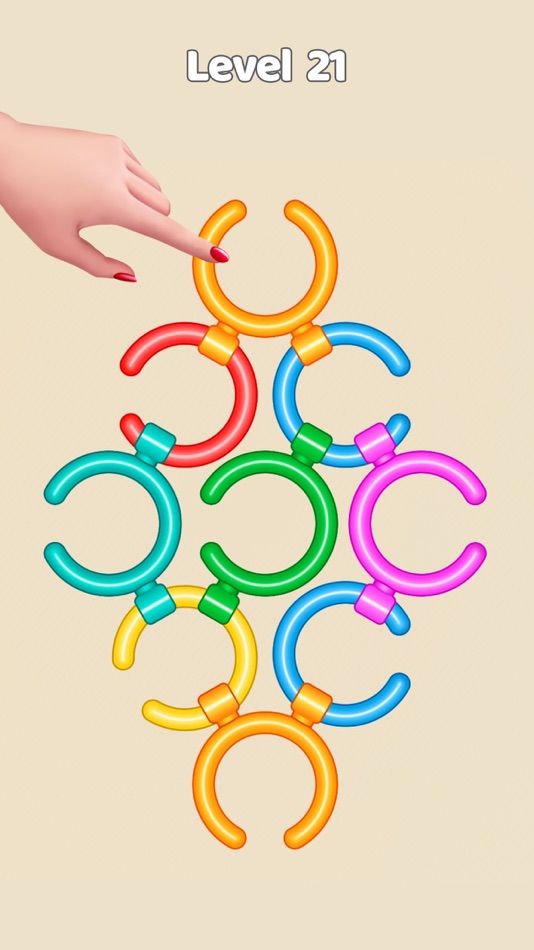 #4. Rotate Ring - Unlock Circle 3D (iOS) By: Hangzhou Mofun Interactive Technology Co., Ltd