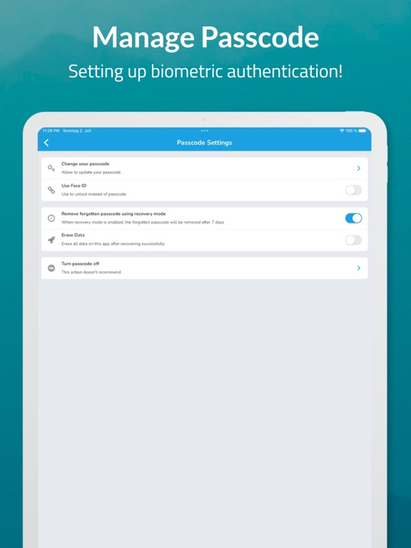 Files Protection iPad screenshot 6 - Utilities app
