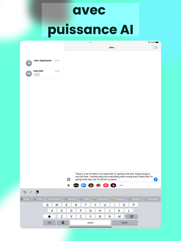 Screenshot #6 pour Ai Chatbot et clavier AI