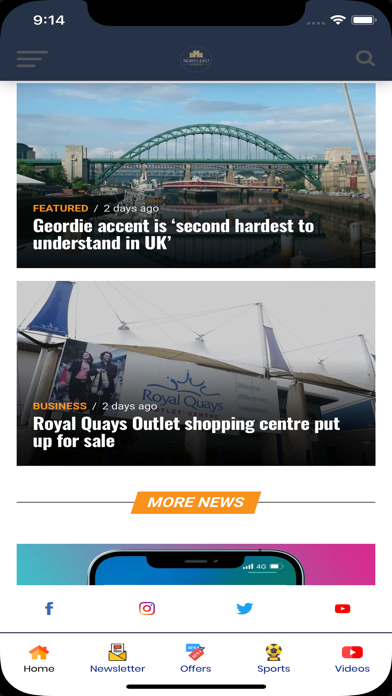 North East England Updates Screenshot