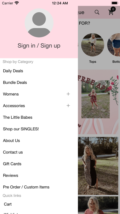 River Sass Boutique Screenshot